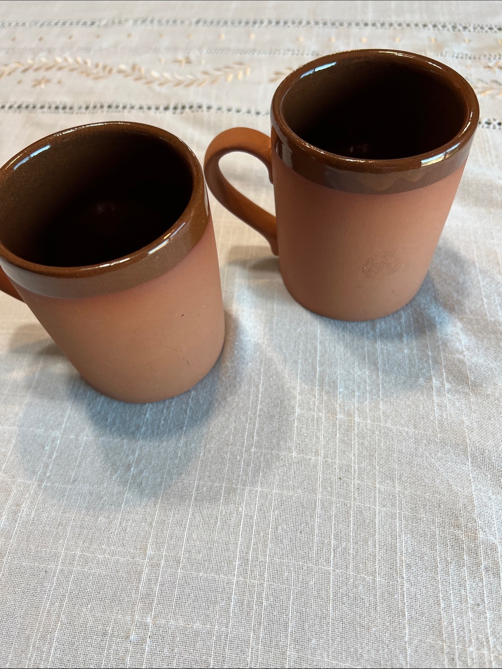New Henry Watson Pottery Suffolk Brown Tankard Ceramic Mug - Brown (Set of 2) - Picture 5 of 5